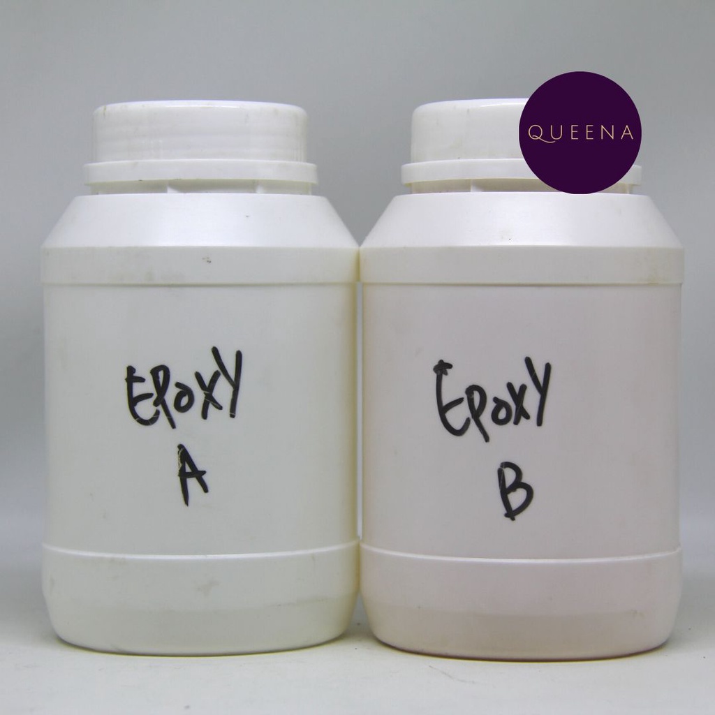 [BACA DESKRIPSI] LEM EPOXY (1 SET) - lem serbaguna / lem batu alam / lem batu marmer granit/  lem ka