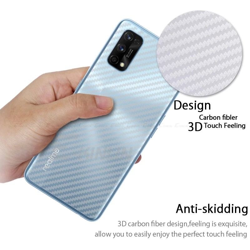 PROMO Garskin Carbon REALME 7 Pro / REALME 7 Anti Gores Pelindung Belakang Hp Skin Back 3D Film