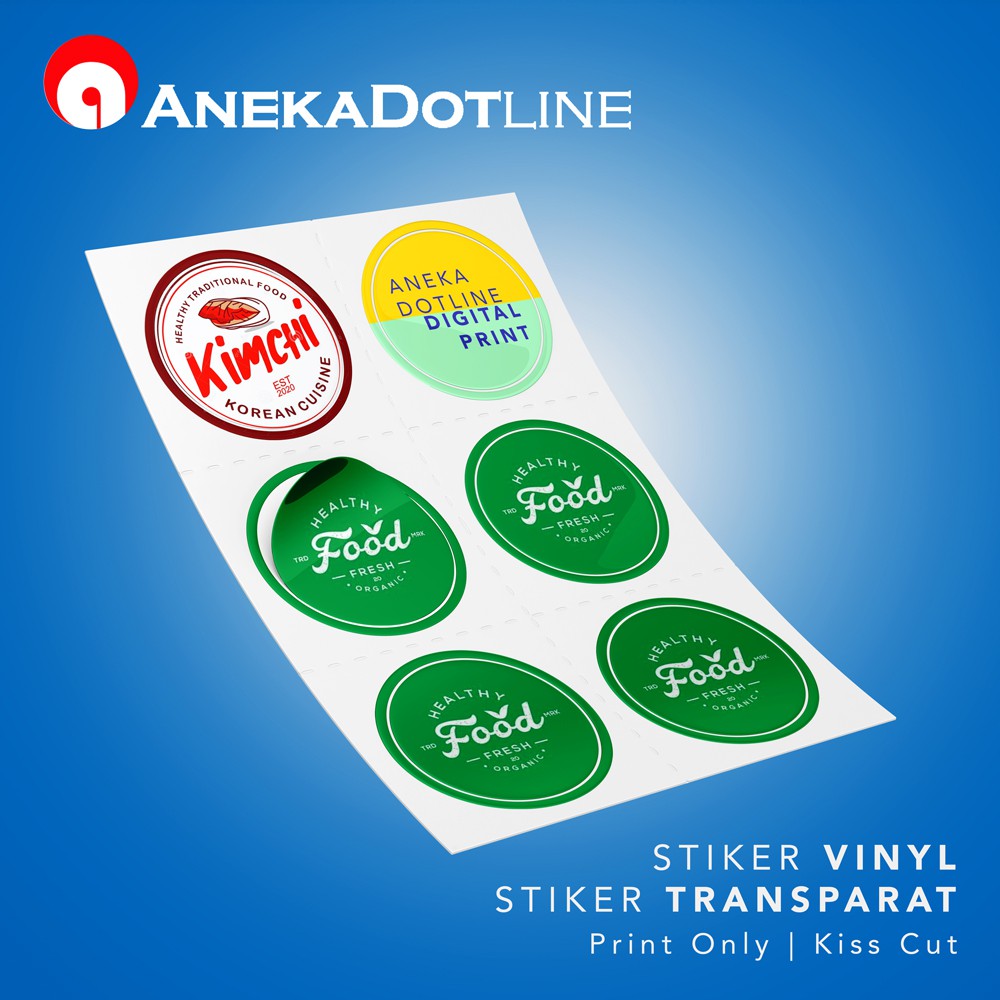 

STIKER VINYL GLOSSY - DOFT - TRANSPARANT