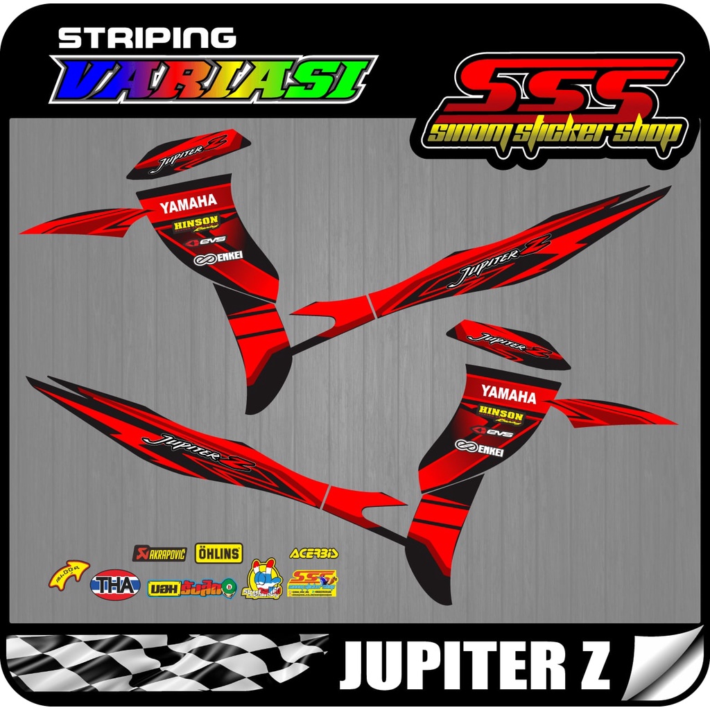 Decal Striping Jupiter Z/Burhan Motif Road Race 01
