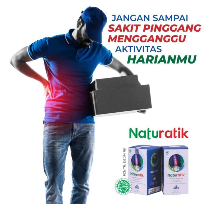 NATURATIK Obat Herbal Asam Urat, Rematik, Sakit Pinggang, Nyeri Sendi Punggung Pegal linu-2