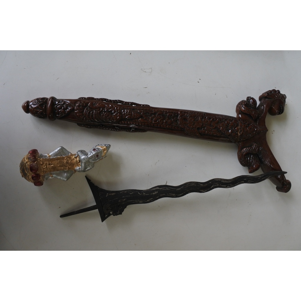Keris naga blorong warangka ukir wfn8041