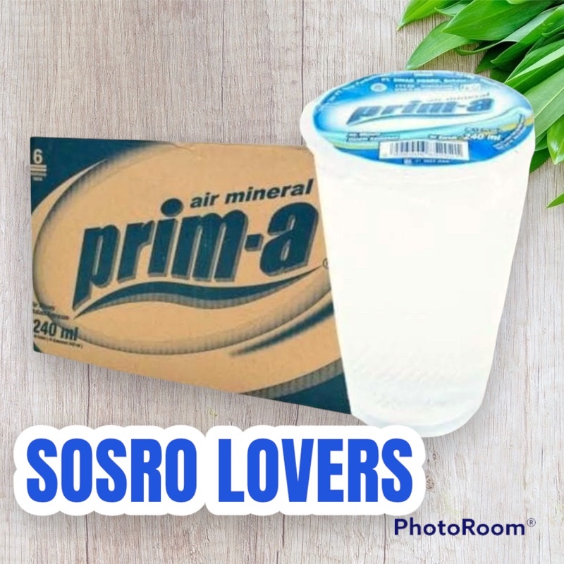 

Prima Air Mineral SOSRO Gelas 220ml 1 Karton Isi 48 Cup