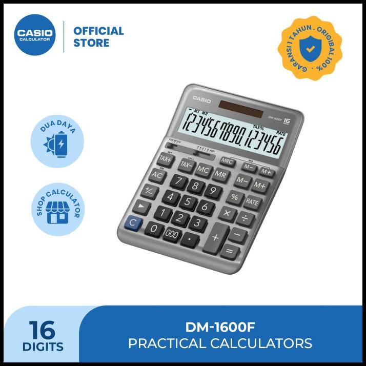 

Casio Dm-1600F - Kalkulator Kantor - 16 Digit