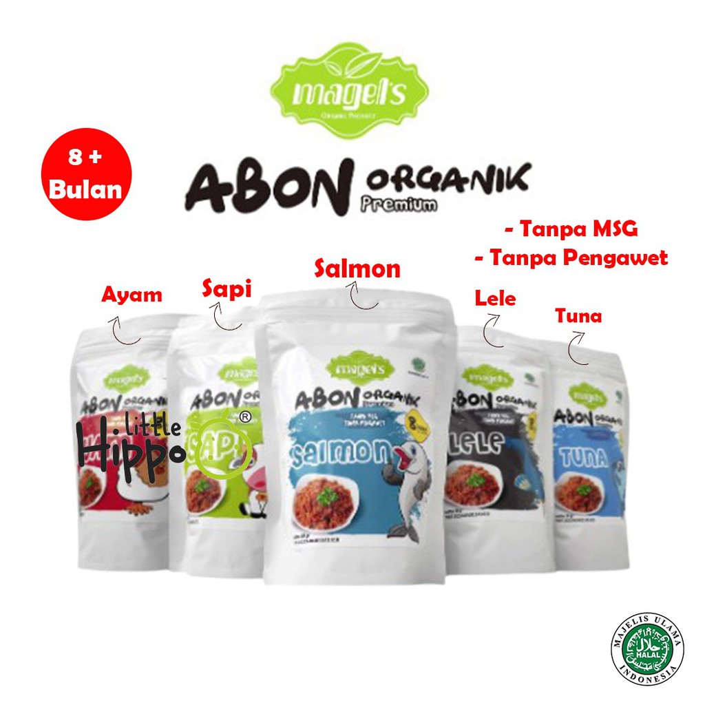 Abon Bayi Magels (&gt;8 Bulan) Premium / abon mpasi / mpasi sehat / Mpasi bayi / abon anak / abon magels / non msg / non pengawet / Abon ayam / Abon sapi / Abon tuna / Abon lele / Abon salmon