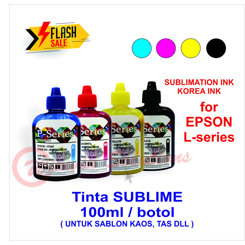 Tinta Sublim Sublime Sublimation ink Epson L100 L200 L300 L360 L1300 L1800 Magenta
