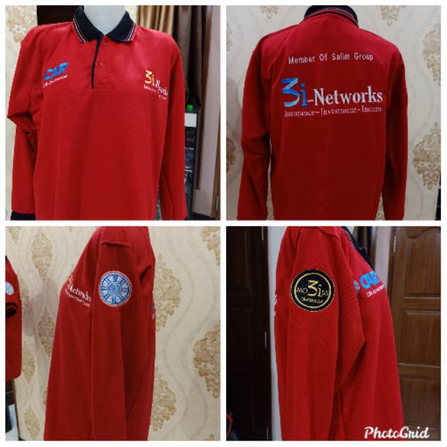 Kaos Polo CAR 3i Network Lengan Panjang