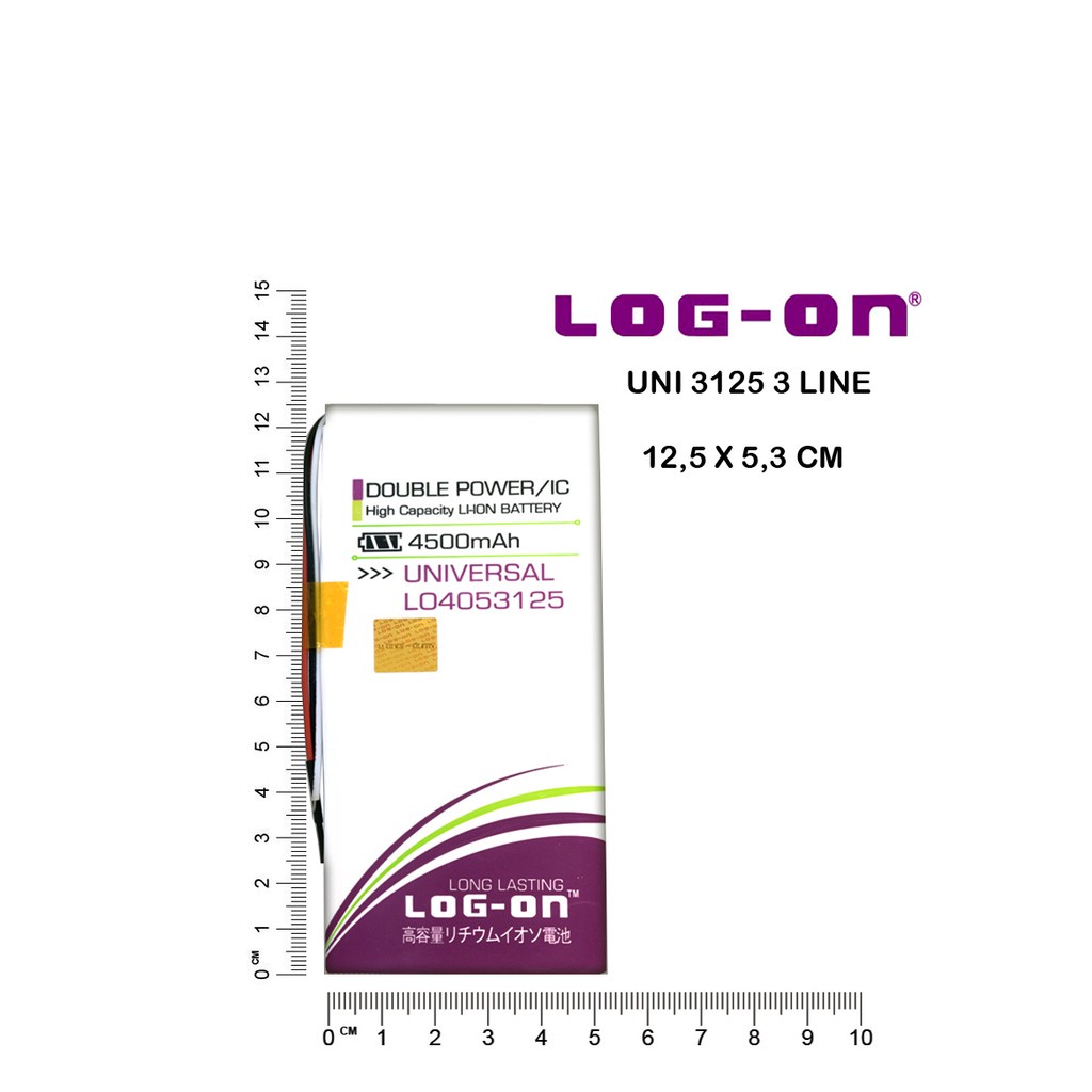 BATERAI LOGON UNIVERSAL LO4053125/T1L/T1J