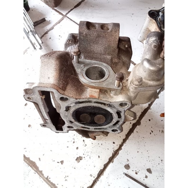 blok head vixion old isian set tinggal pasang barang second original