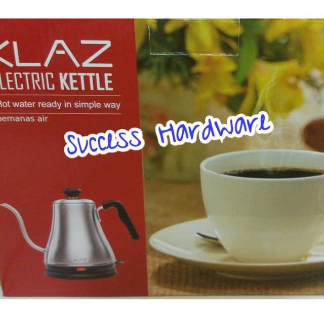 KLAZ TEKO LISTRIK LEHER ANGSA / ELECTRIC KETTLE GOOSENECK 800ML (TEKO KOPI)