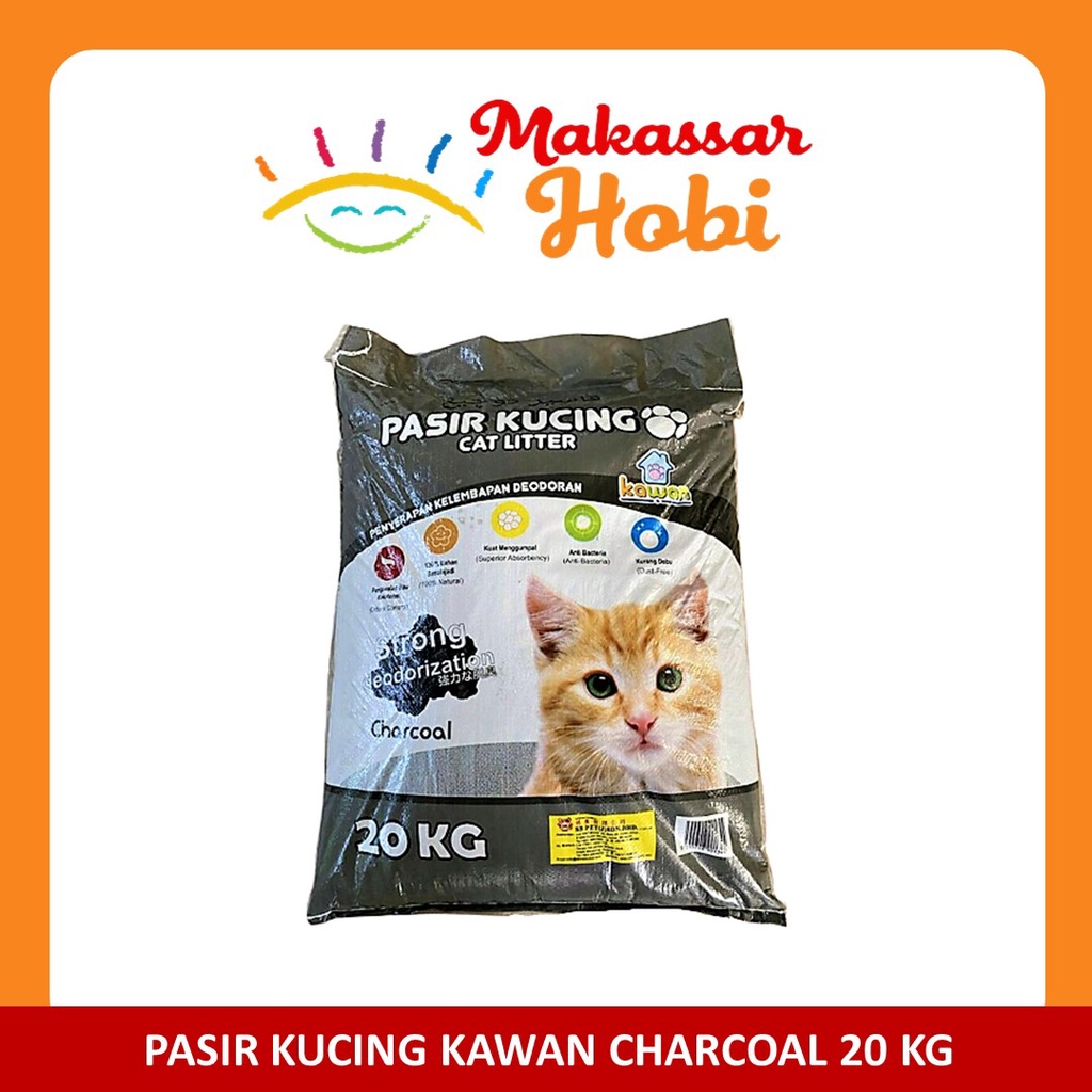 Pasir Kucing KAWAN 20kg 20 kg Cat Litter Pasir Gumpal Wangi