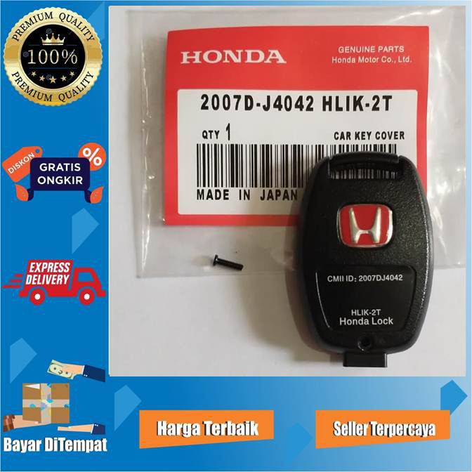 KAMI IMPORTIR! CASING/COVER KUNCI MOBIL HONDA CRV FREED ODDESEY ACCORD 3 TOMBOL