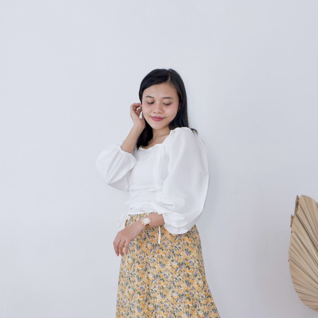 SABRINA KOREAN BLOUSE / KOREAN BLOUSE / KOREAN BLOUSE LENGAN BALON