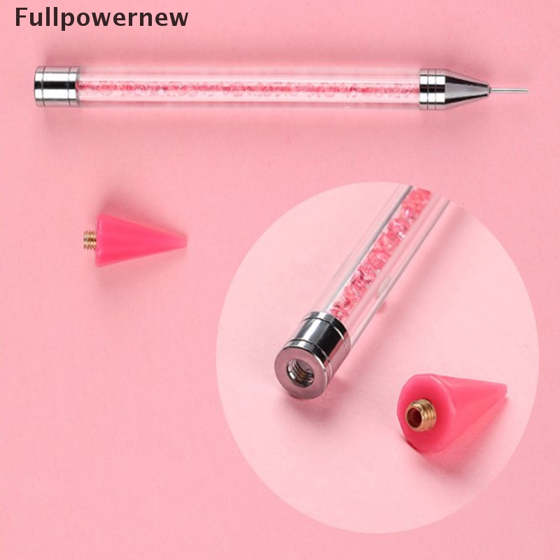 [FULL] Dotting Wax Pen Rhinestones Gem Picker Nail Art Stud Dotter DIY Point Drill Tool