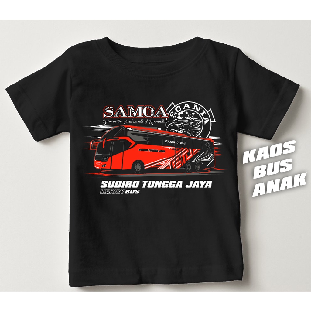 PO KAOS BUS ANAK TERBARU 2022 / KAOS BUS MANIA ANAK COMUNITY / BAJU BUS ANAK / KAOS BUS STJ ANAK / K