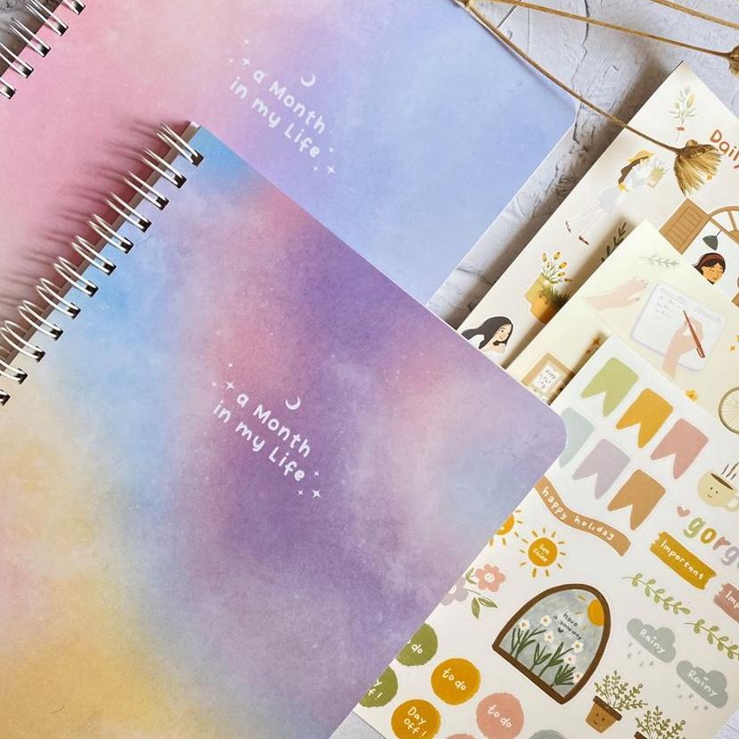 

Kekinian DAILY PLANNER FOR 1 MONTH BONUS MONTHLY & WEEKLY PLAN / AGENDA HARIAN / UNDATED PLANNER