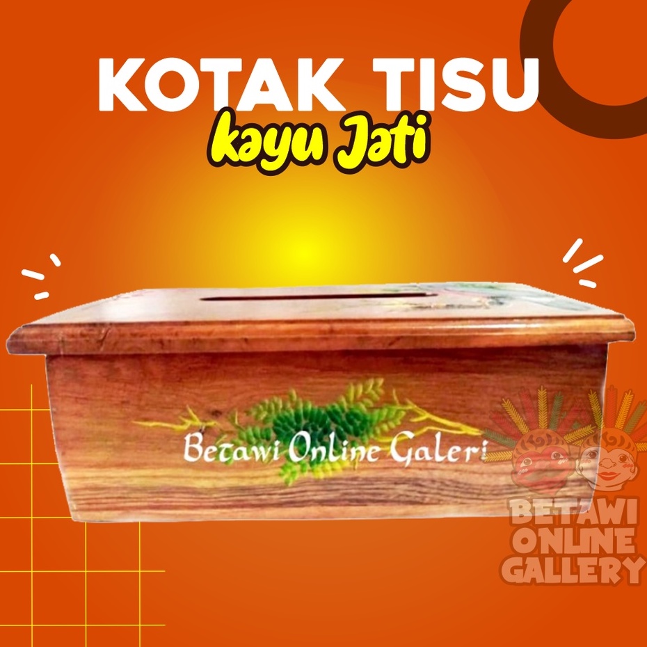 Kotak tisu kayu jati - tempat tissue kayu jati - tempat tisu kayu jati