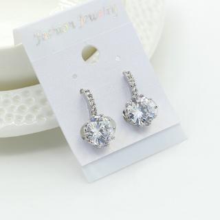 Anting Tusuk Lapis Silver Desain Bunga  Matahari Hias  