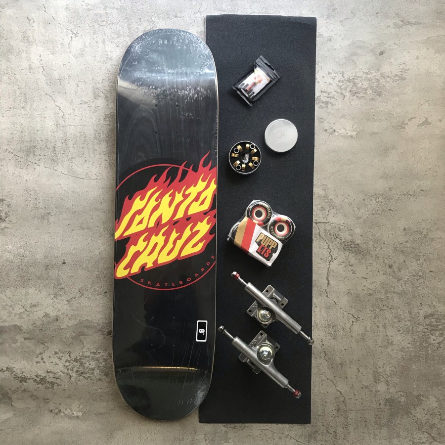 Skateboard fullset santa cruz red dot 8.0 with ACE trucks AF1 33