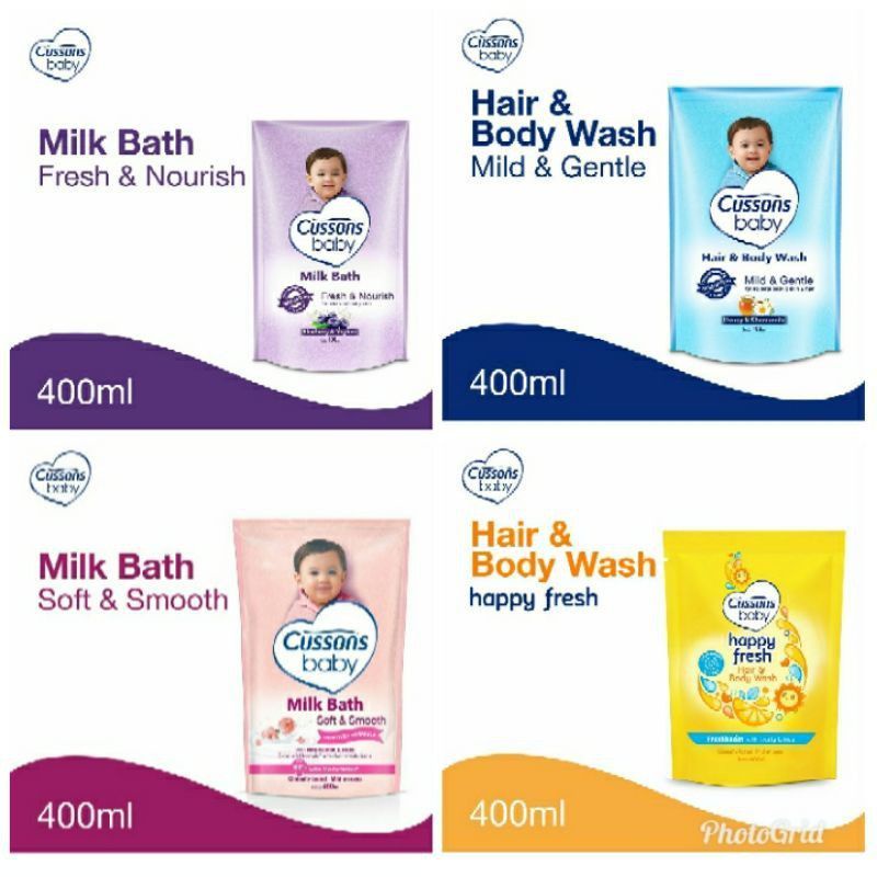 Cussons Hair and Body Wash 400 ml 400ml Sabun Mandi Bayi