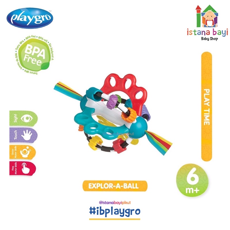 Playgro Explore Ball - Mainan Anak