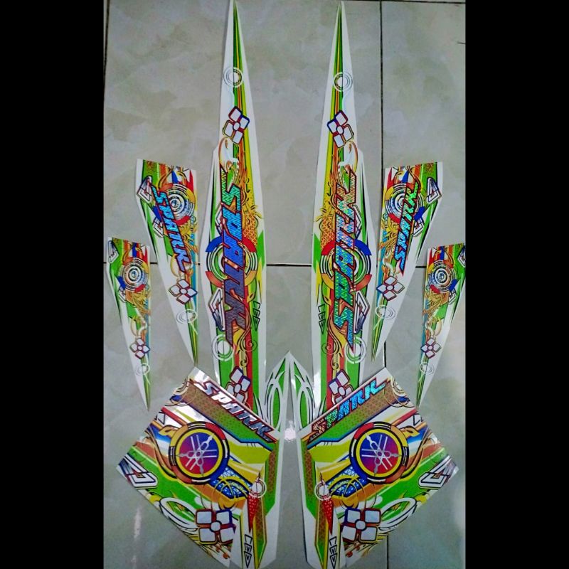 striping tranparan hologram vega zr