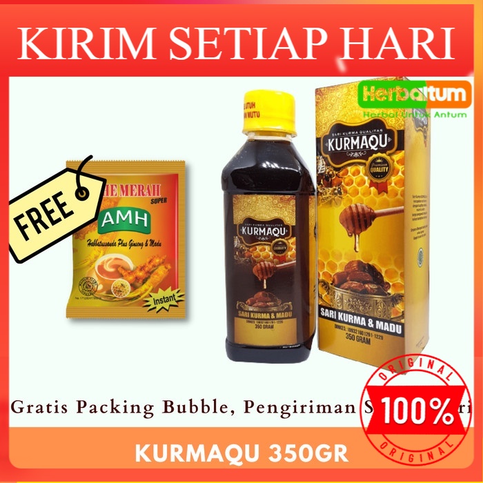 

KURMAQU ASLI / KURMAQU PENGGEMUK BADAN / UNTUK ASAM LAMBUNG / KURMAQU SARI KURMA / KURMAQU SARI KURMA DAN MADU 350 GR