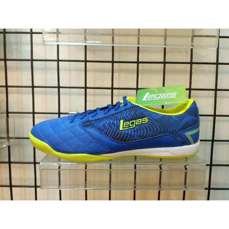 Sepatu League Legas Futsal Pria Cowo Tyra La Biru Blue Original Murah