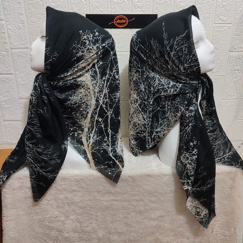 JILBAB SEGI EMPAT MOTIF RANTING 4 warna