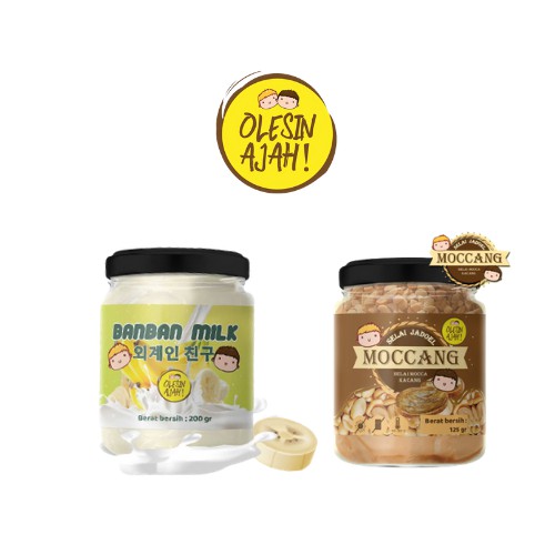 

Promo OlesinAjah Selai Ban Ban Milk 200Gr + Moccang 200Gr