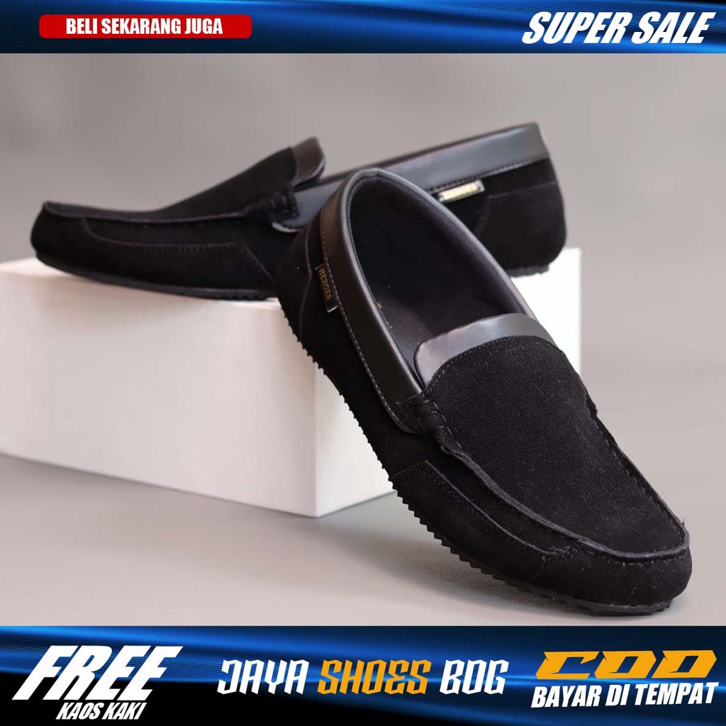 KILLIAN|Sepatu Kasual Slip On Pria Slop Mocasin Santai Casual Tanpa Tali Cowok Murah Keren Ringan