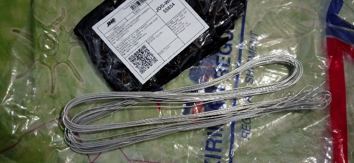 Kawat Bonsai Putih Ecer Per Meter 1 Mm
