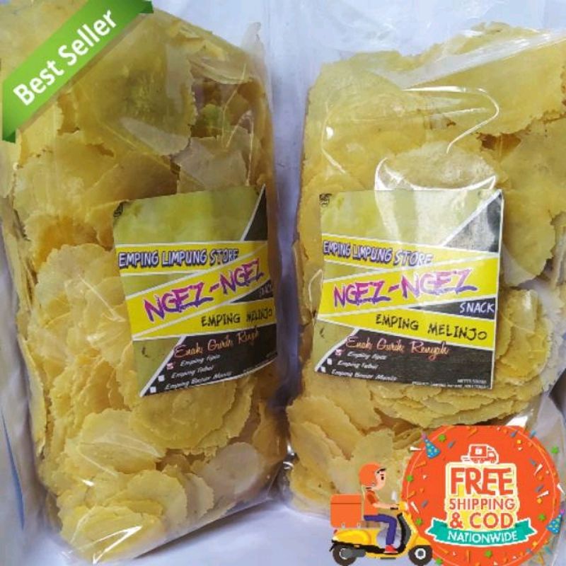 

emping melinjo limpung store ASLI super tipis