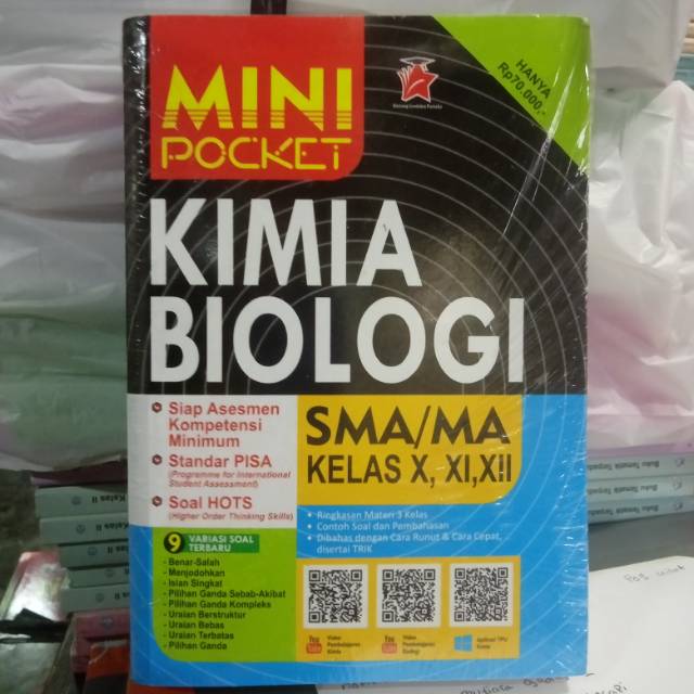 

MINI POCKET KIMIA BIOLOGI SMA KELAS X XI XII