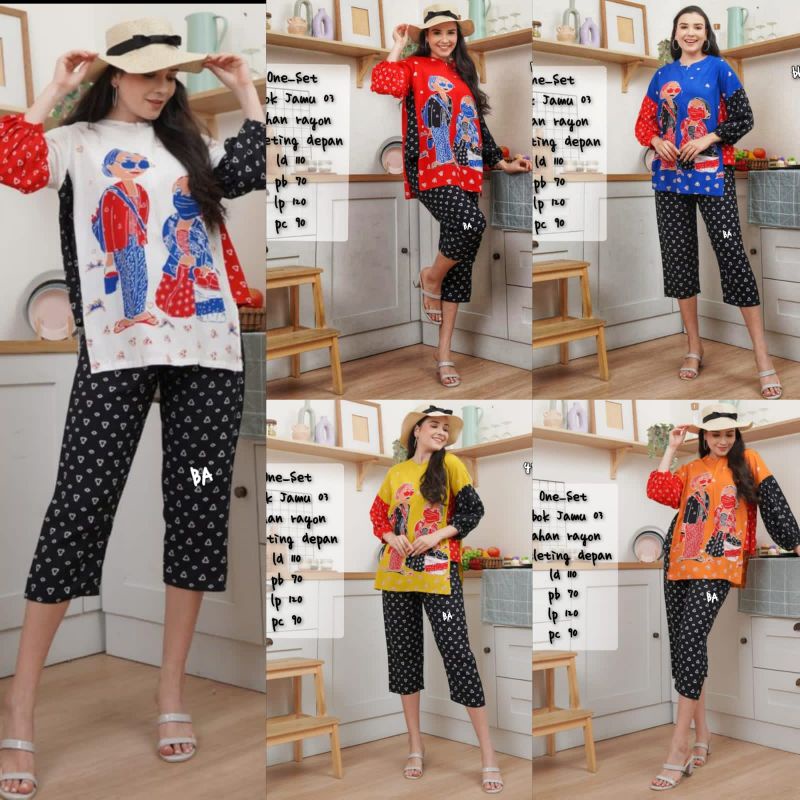 One Set Motif Mbok Jamu 3