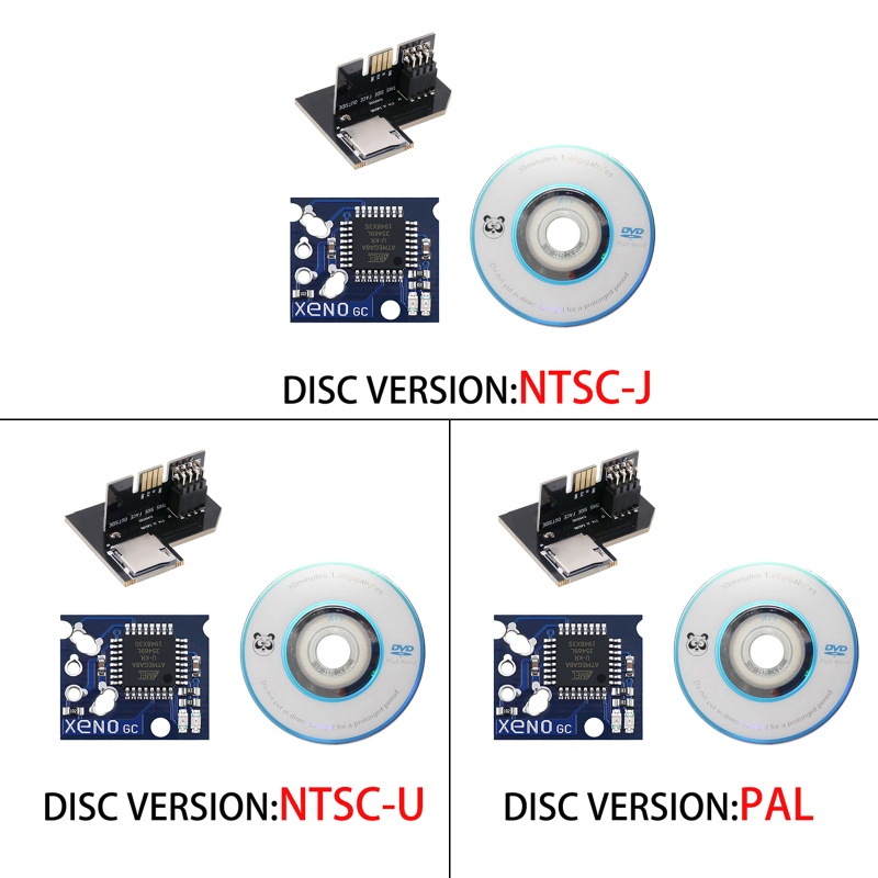 Btsg Micro SDCard Adapter Disc DVD Xeno Untuk GC Chip Gaming Part 1set Untuk NGC NTSC SD2