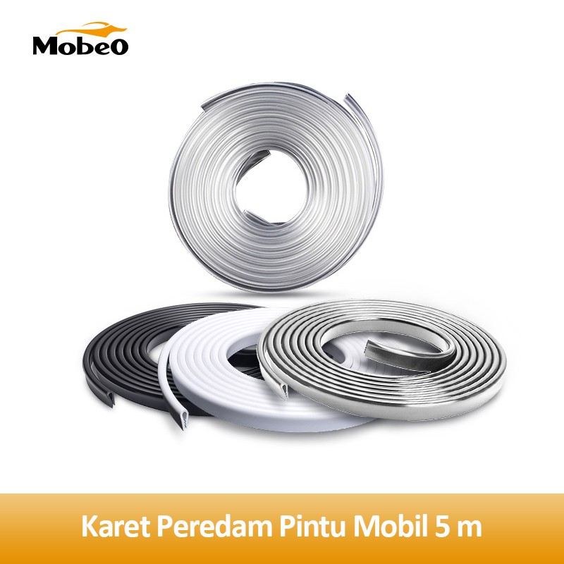 

Mobeo Car Door Rubber Shock Absorber / Karet Peredam Pintu, Panjang 5 Meter