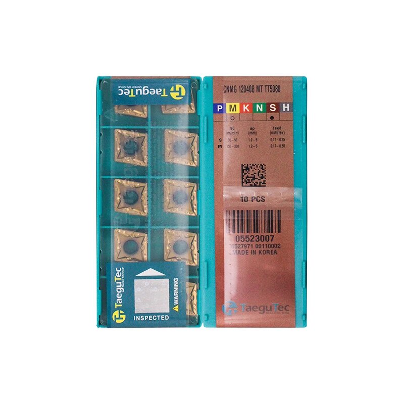 Insert Taegutec CNMG 120408 MT TT5080 per box isi 10pcs