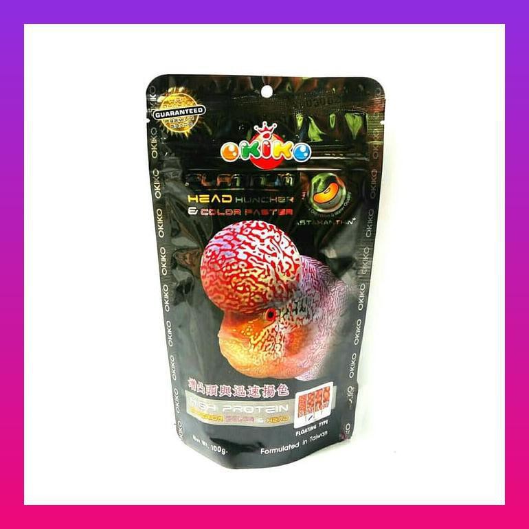 MAKANAN PAKAN PELET IKAN LAUHAN LOHAN OKIKO PLATINUM