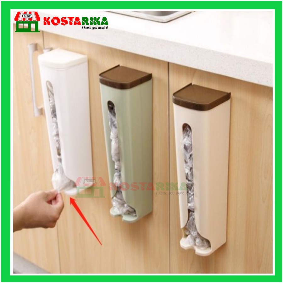 Tempat Kresek Dispenser Kantong Plastik Penyimpanan Kantong Plastik Rapi Plastic Storage Box Organizer