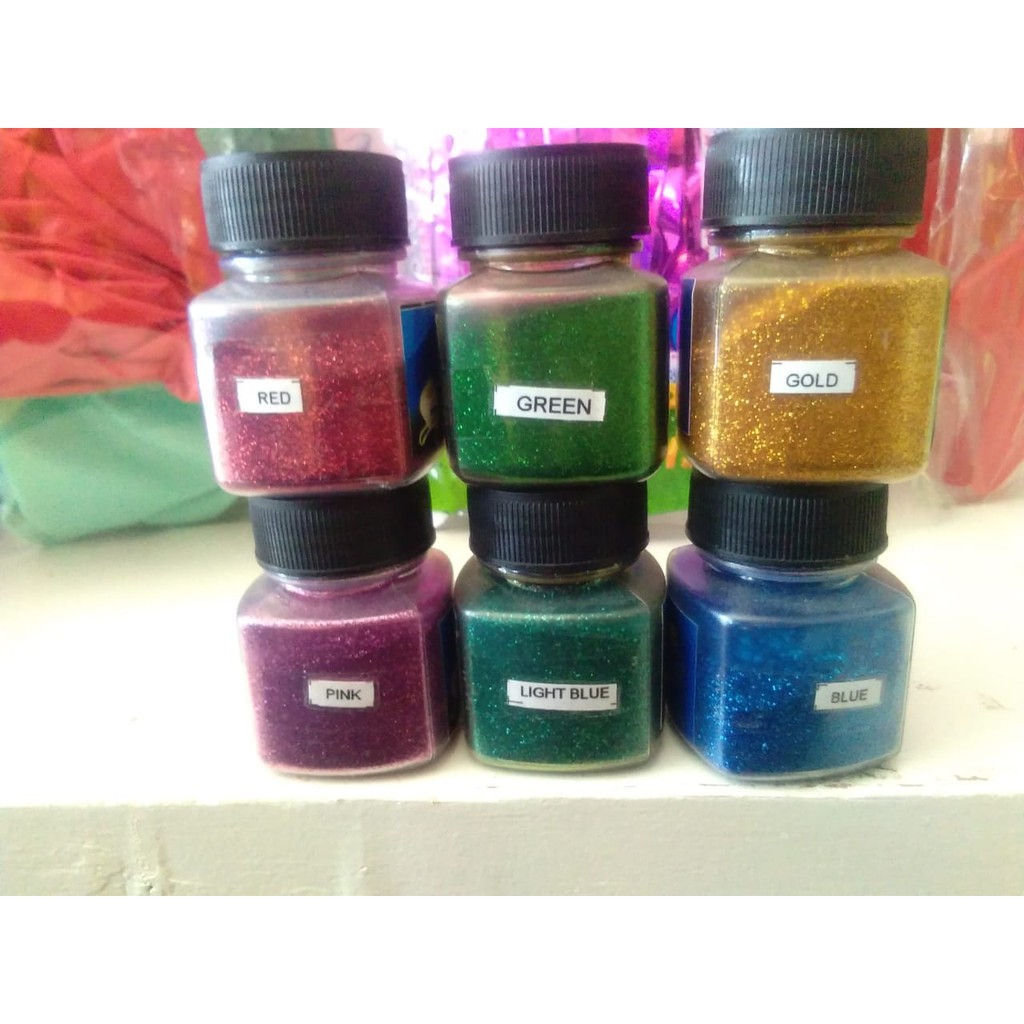 

ASTURO 50cc POWDER GLITTER 35gr utk prakarya - art - dekor hias acara ultah - Natal - pesta gliter Souvenir