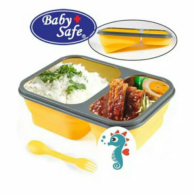 SC006 Baby Safe Silicone Lunch Box 3 Part