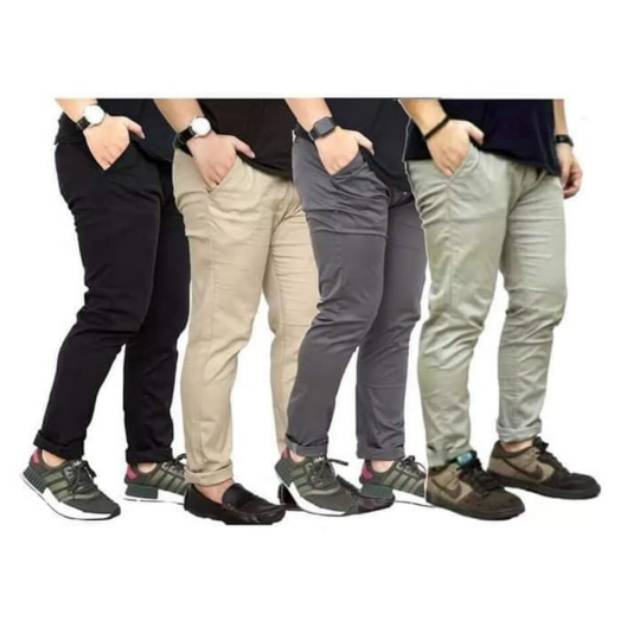 Celana kain CHINOS pria/celana panjang slimfit pensil