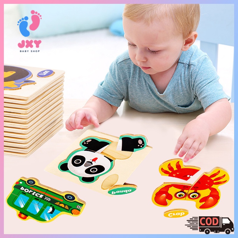 Puzzle kayu anak/Mainan Edukasi anak/wooden toys  L275