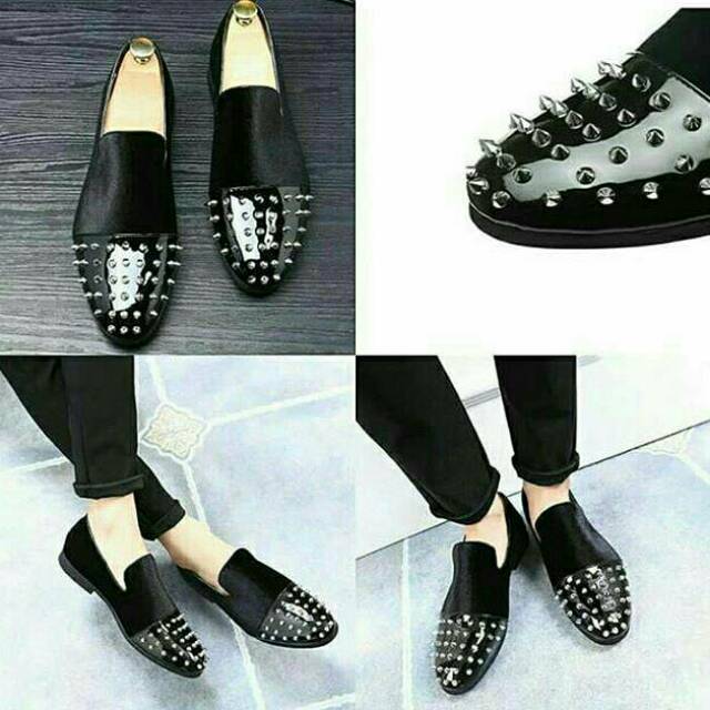 Sepatu Slip On / Sepatu Pria Slip On / Sepatu Slip On Duri