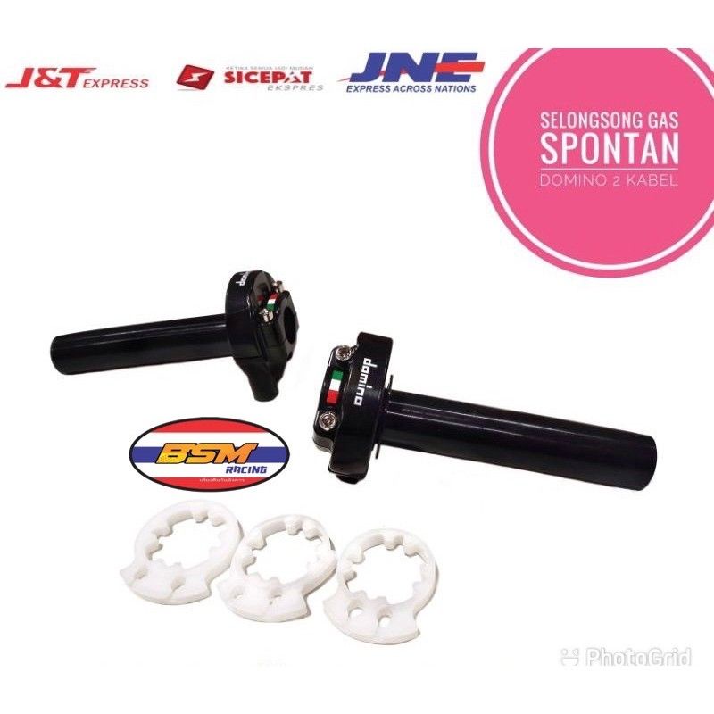 Slongsong Gas Spontan domino 2 kabel Tali Gas Serat Domino Nmax Pcx Aerox Vario new Beat Scoopy new