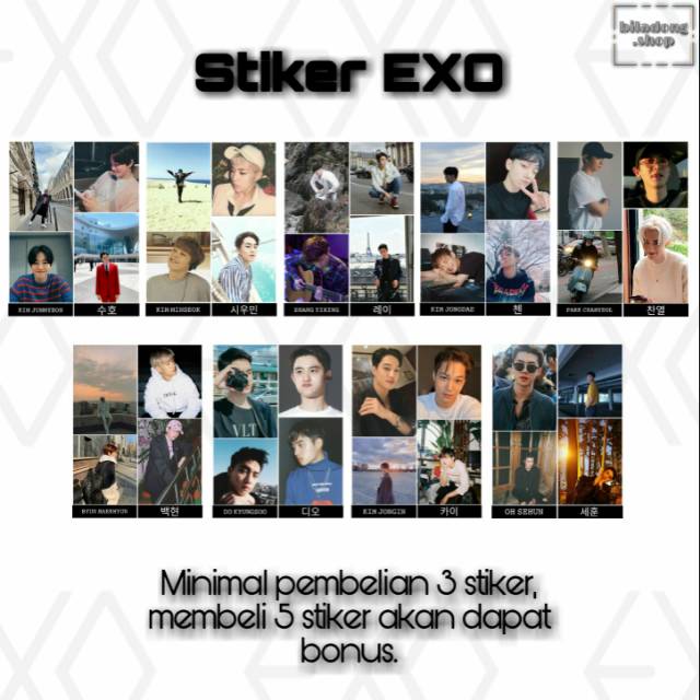 

STIKER KPOP - EXO