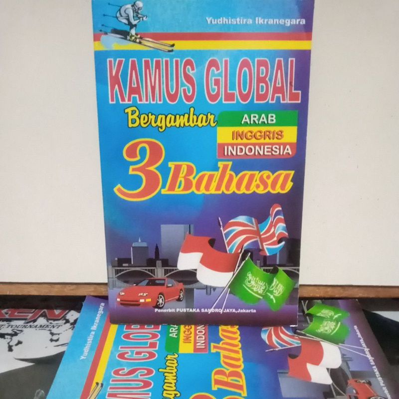 Buku Kamus Anak² - KAMUS GLOBAL Bergambar 3 Bahasa Arab, Inggris, Indonesia