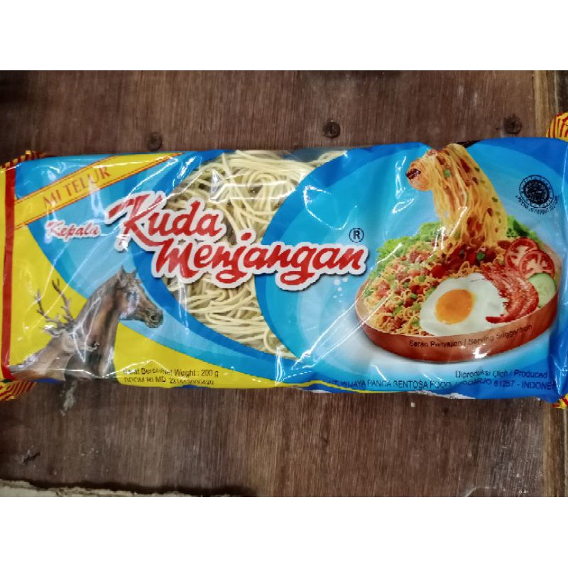 

Mie telur cap kuda menjangan