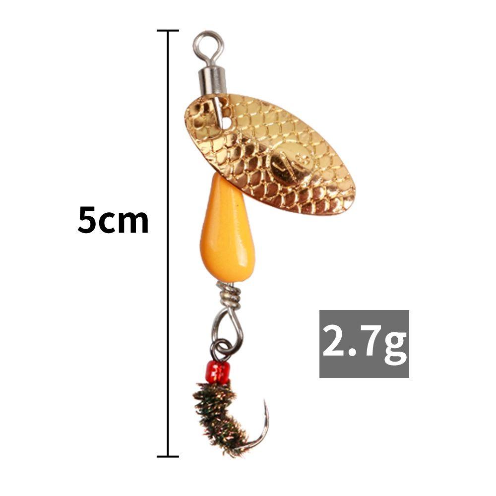 TOP Fishing Lure Portable 2.7g 5.5cm Umpan Engkol Metal Tahan Lama